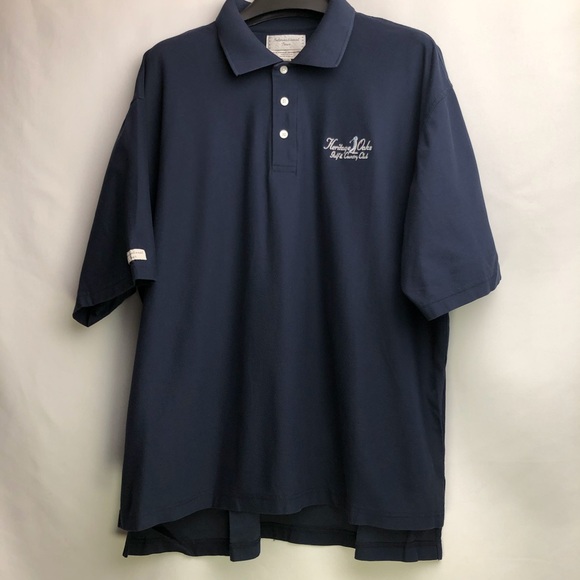 Izod Club Mens Dark Blue Golf Polo Shirt XXL - Picture 11 of 11